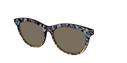 The Polarized Oasis Tortoise Split Sun Top