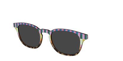 The Polarized Summer Stripes Tortoise Sun Top