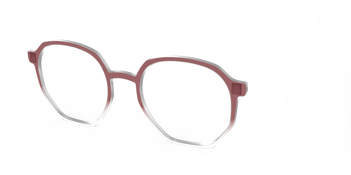 The Burgundy Gradient Crystal