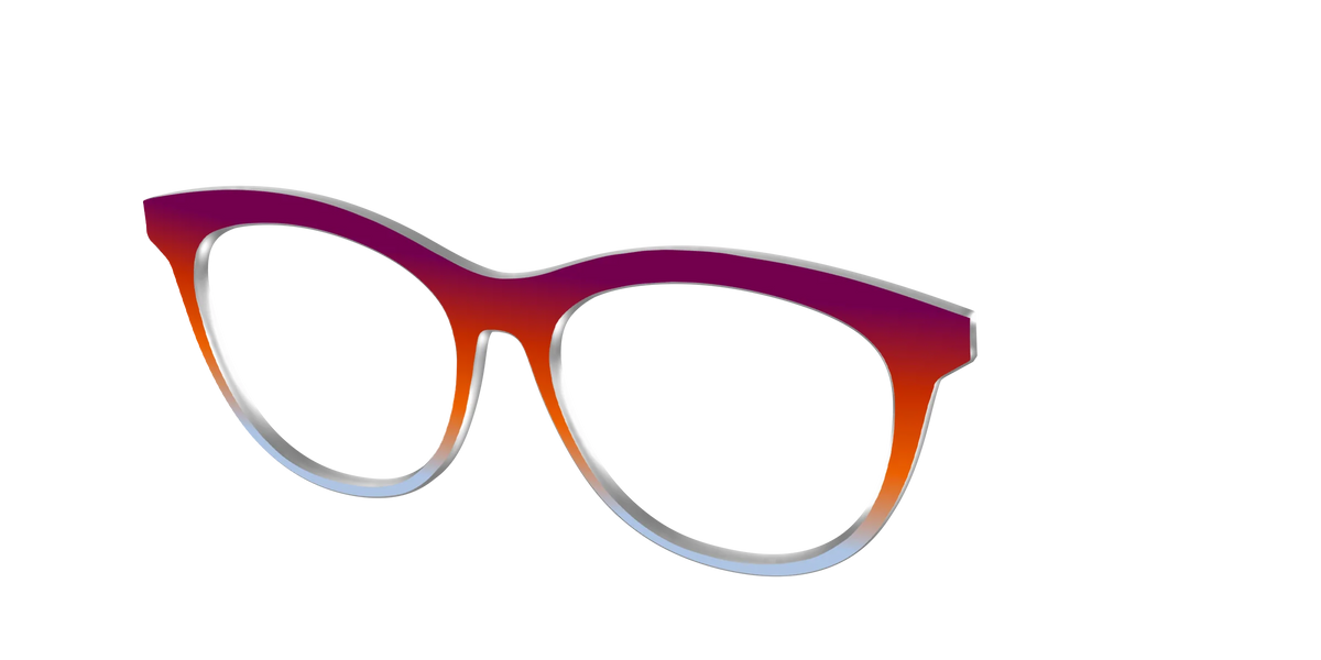 The Raspberry to Periwinkle Gradient