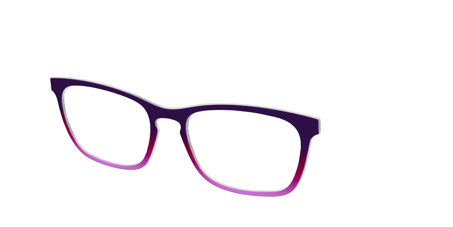 The Black To Jungle Orchid Gradient