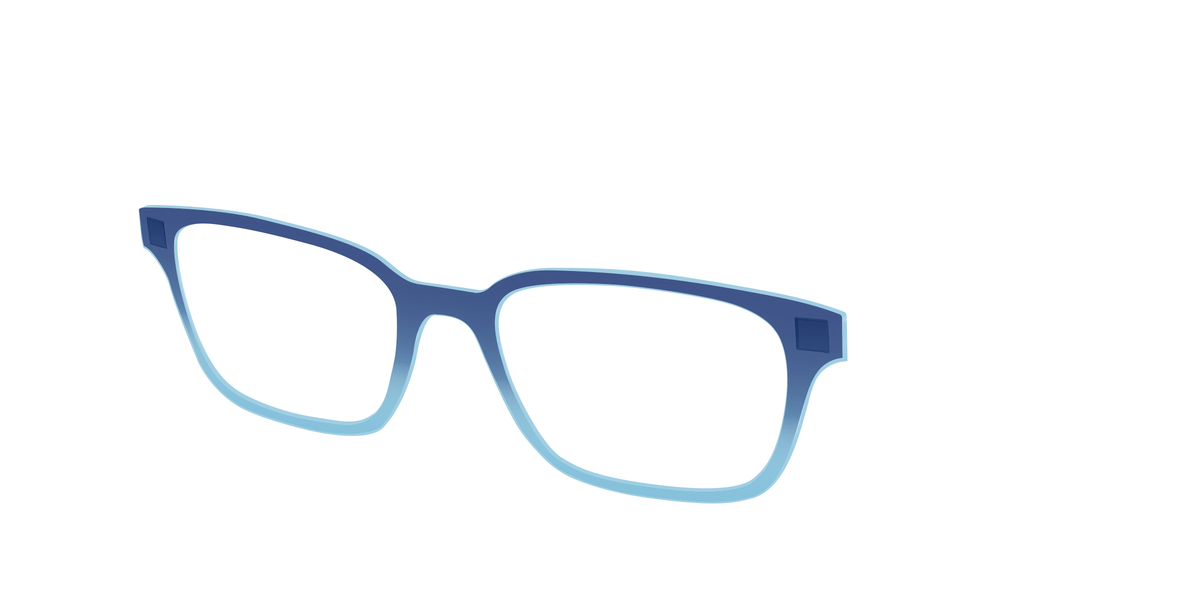 The Indigo to Sky Blue Gradient Crystal