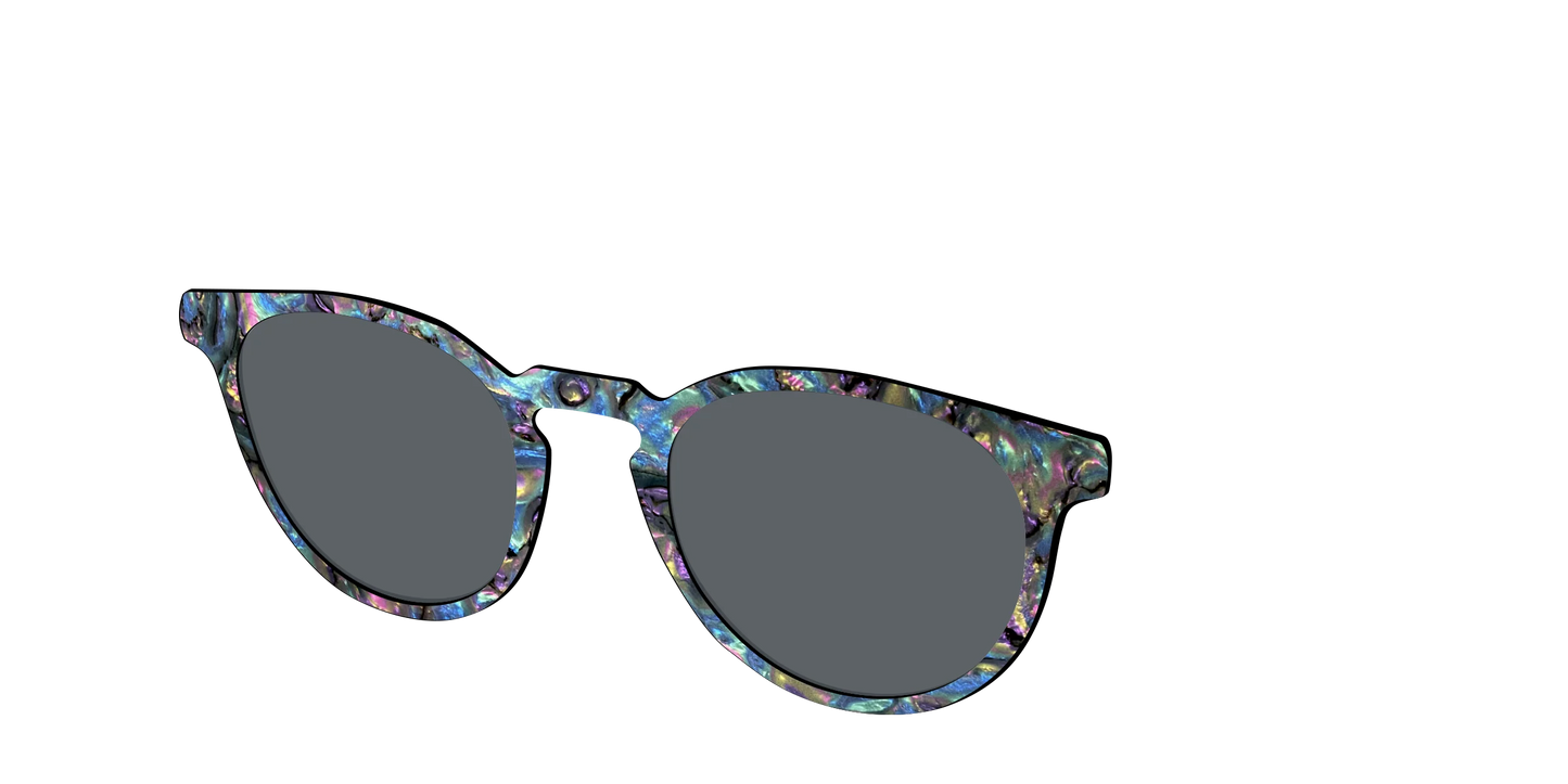 The Polarized Midnight Abalone Sun Top
