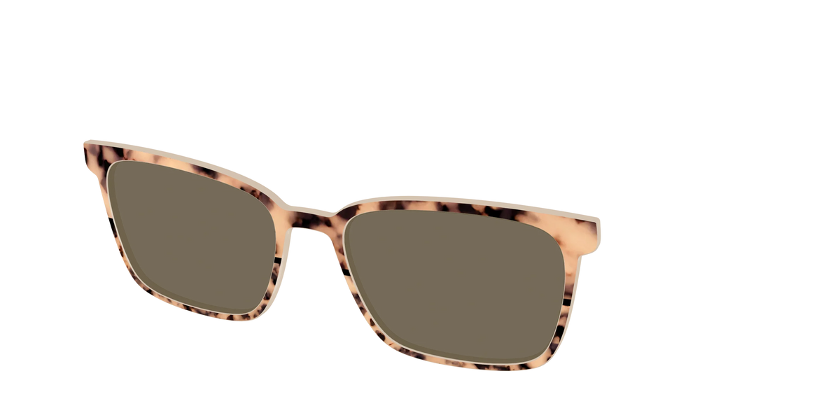 The Polarized Bisque Tortoise Split Sun Top