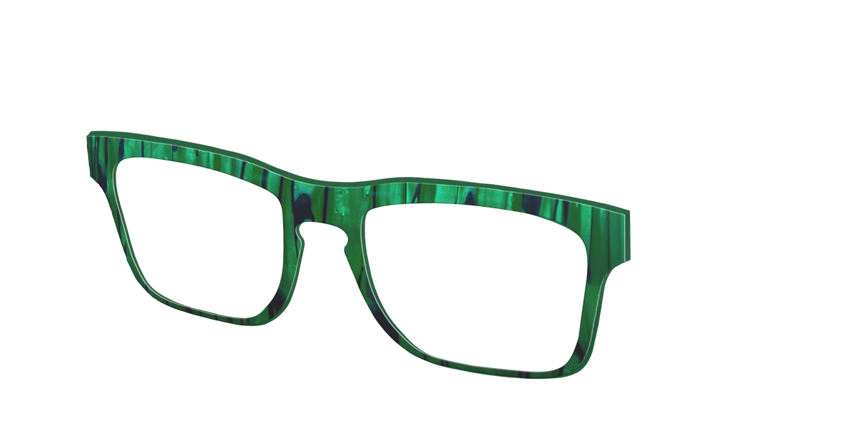 The Emerald Moire Stripes