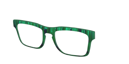The Emerald Moire Stripes