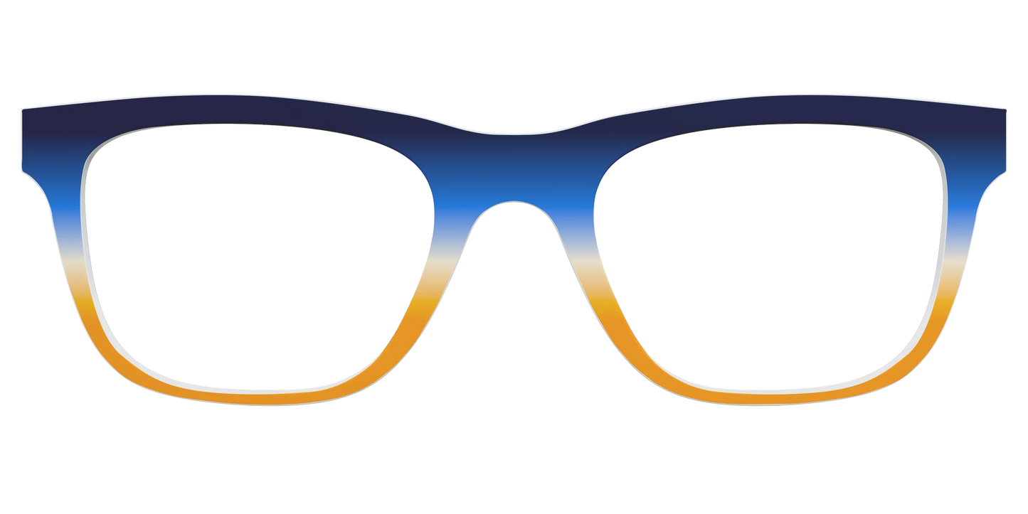 The Royal Blue to Gold Gradient