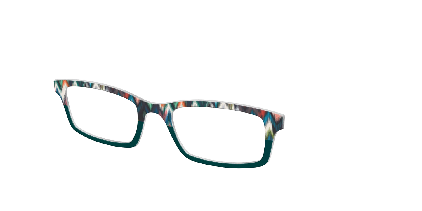 The Teal Ikat Split