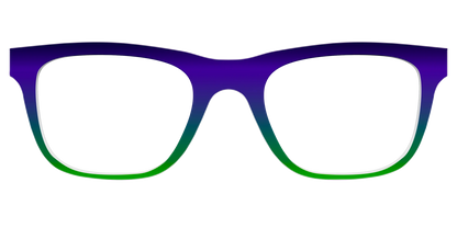 The Ultra Violet to Bright Green Gradient