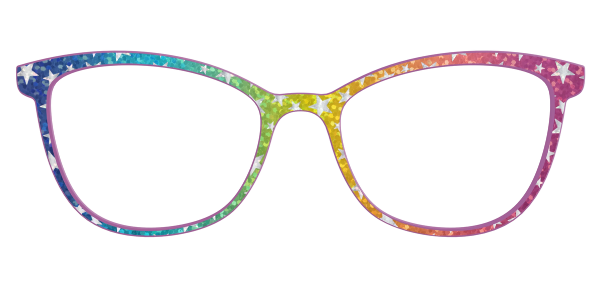 The Iridescent Rainbow Stars