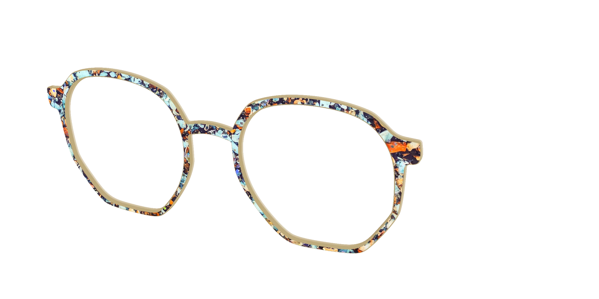 The Seashell Tortoise with Holographic Glitter