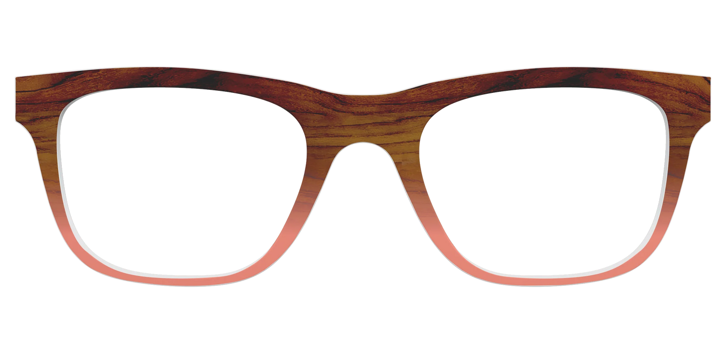 The Woodgrain to Peach Gradient