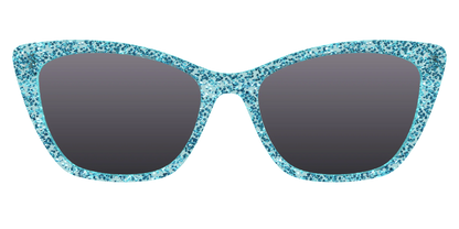 The Polarized Aquamarine Sparkle Sun Top