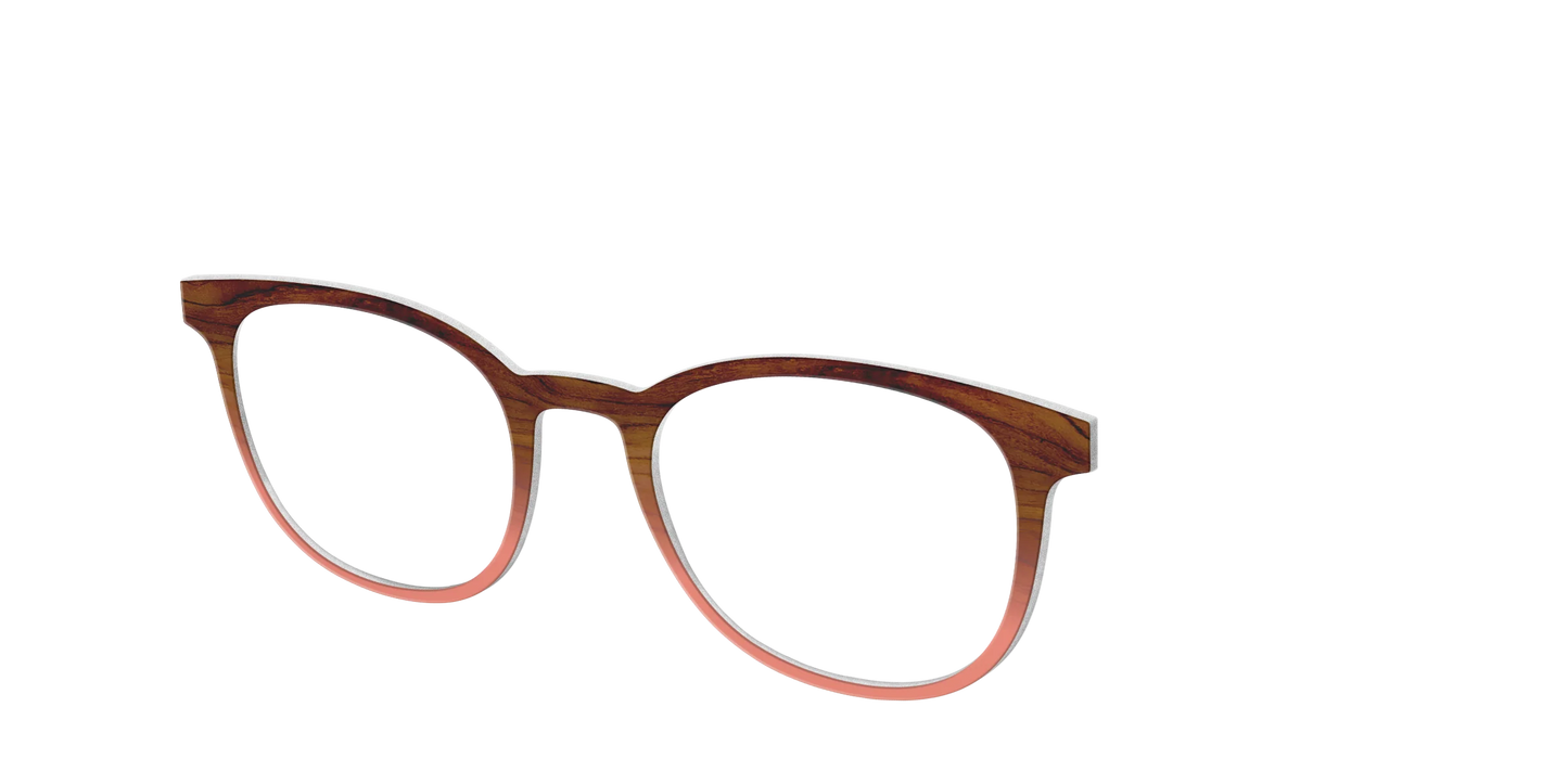 The Woodgrain to Peach Gradient