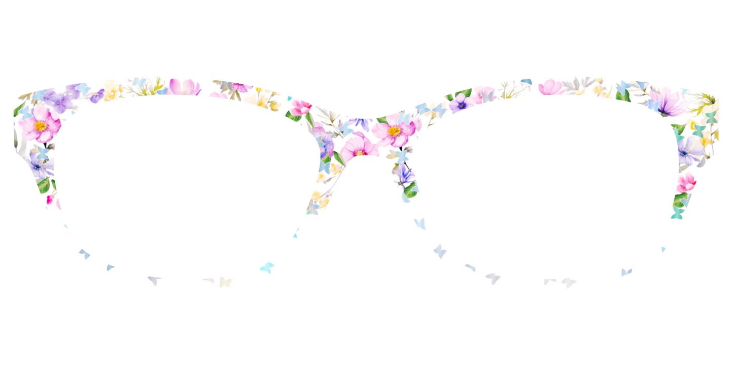 The Delicate Flower Crown with Butterfly Glitter