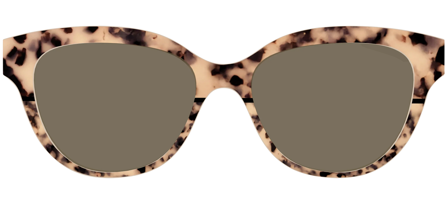 The Polarized Bisque Tortoise Split Sun Top