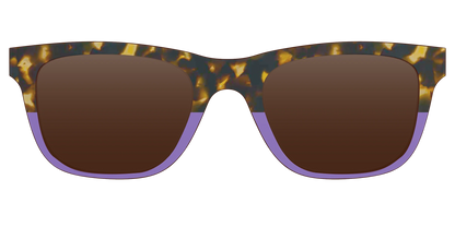 The Polarized Lavender Tortoise Split Sun Top
