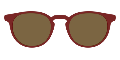 The Polarized Burgundy Sun Top