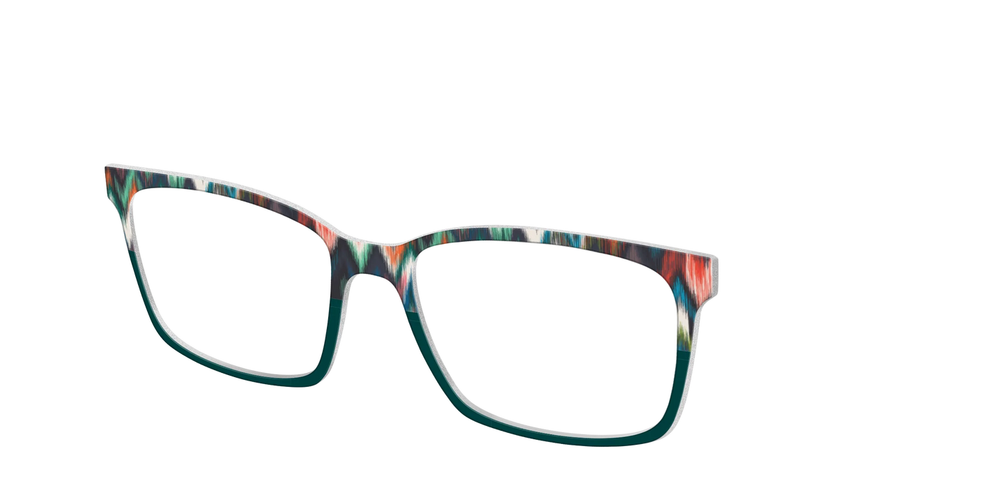 The Teal Ikat Split