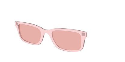 The Pink Crystal With Coral Pink Lens