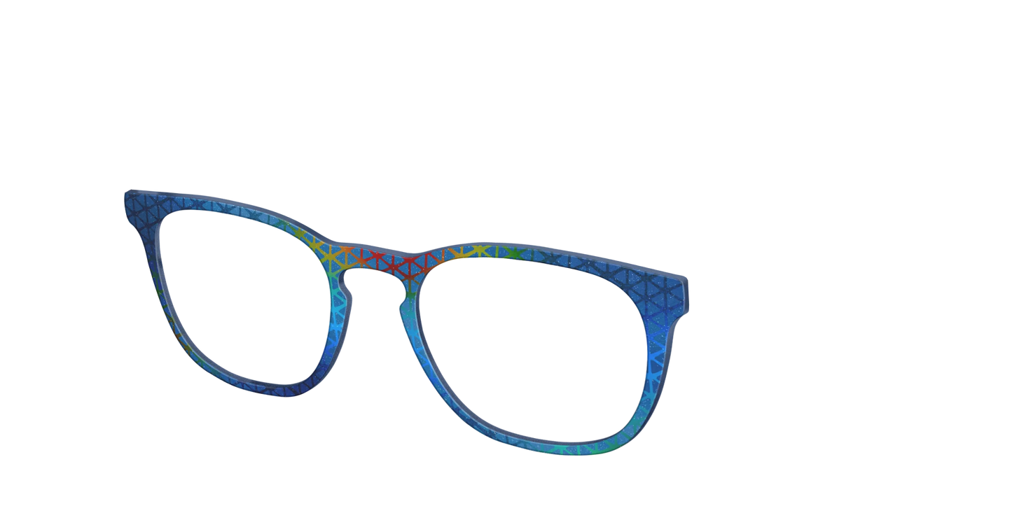 The Gleaming Blue Triangles