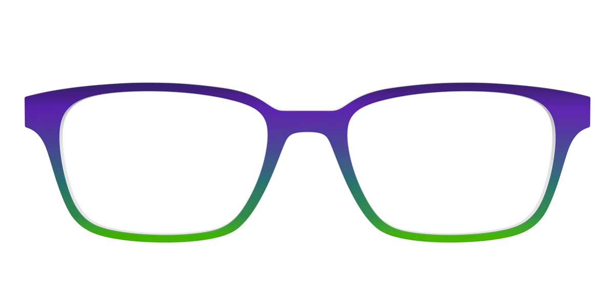 The Ultra Violet to Bright Green Gradient