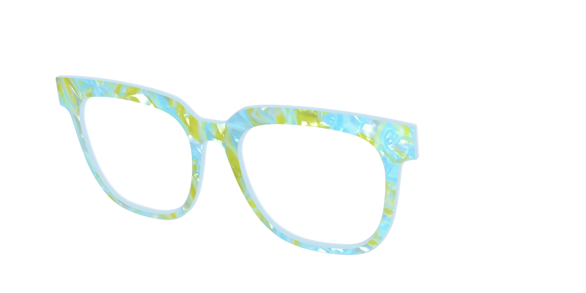 The Blue Lemonade Pearl Marble