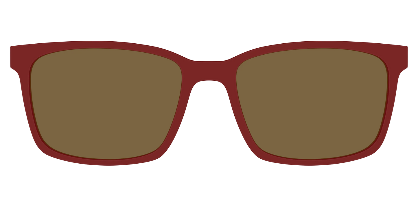 The Polarized Burgundy Sun Top