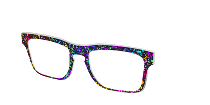 The Rainbow Splatter Black