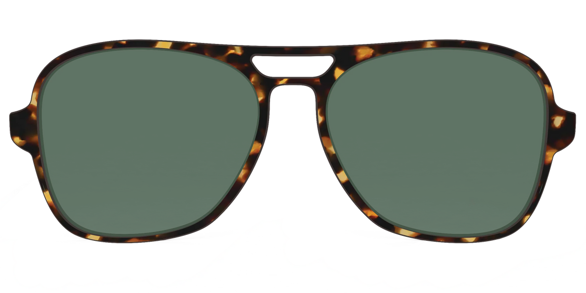 The Non-Polarized Green Tortoise Sun Top