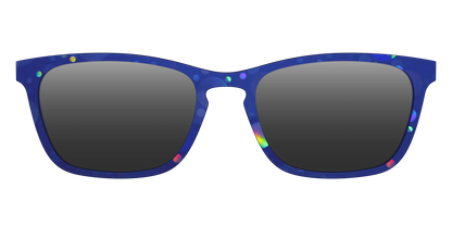 The Polarized Navy Holographic Bubbles Sun Top