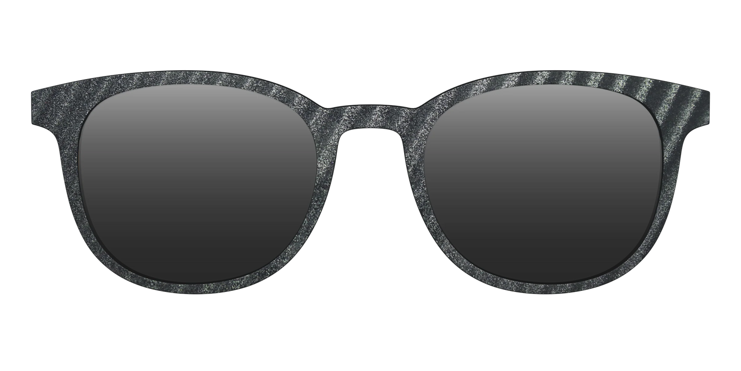 The Polarized Obsidian Stripe Sun Top