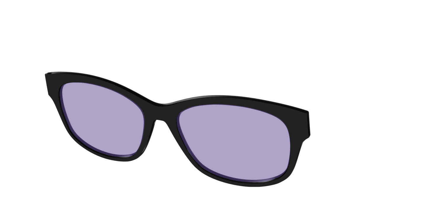The Black With Celestial Purple Lens