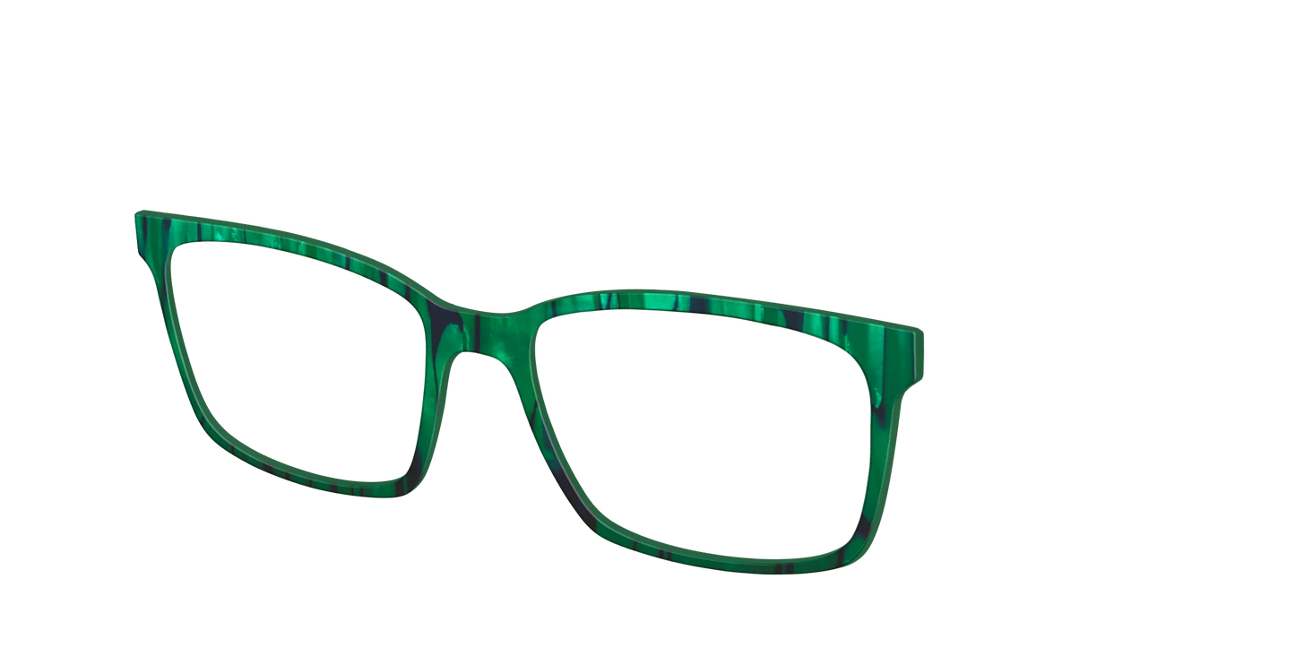 The Emerald Moire Stripes