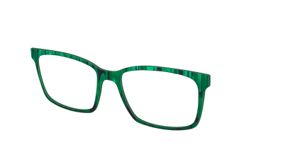 The Emerald Moire Stripes