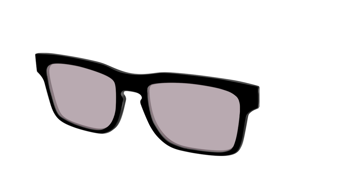 The Black with Gray Gaming Lens