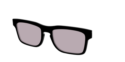 The Black with Gray Gaming Lens