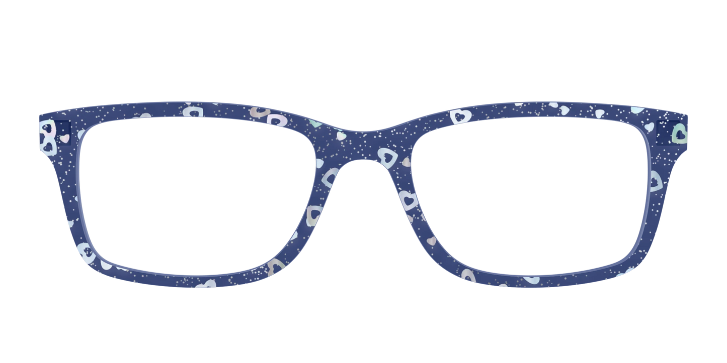 The Denim Heart Glitter Crystal