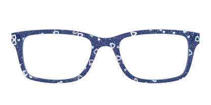 The Denim Heart Glitter Crystal