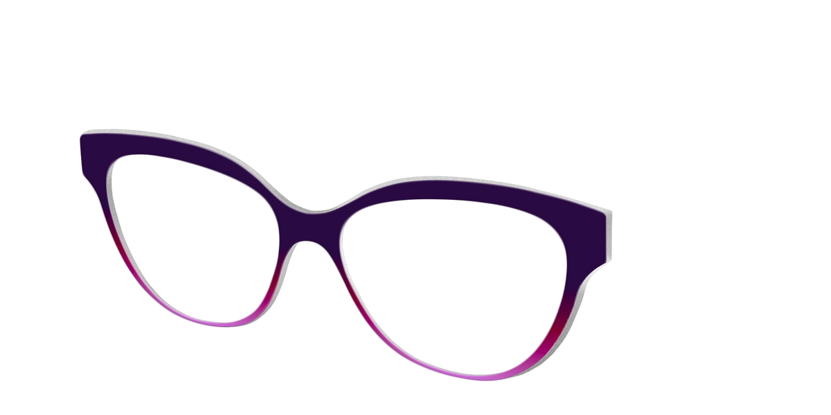 The Black To Jungle Orchid Gradient