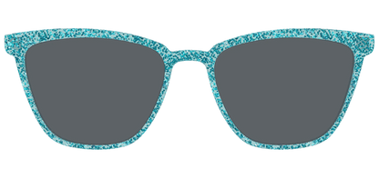 The Polarized Aquamarine Sparkle Sun Top