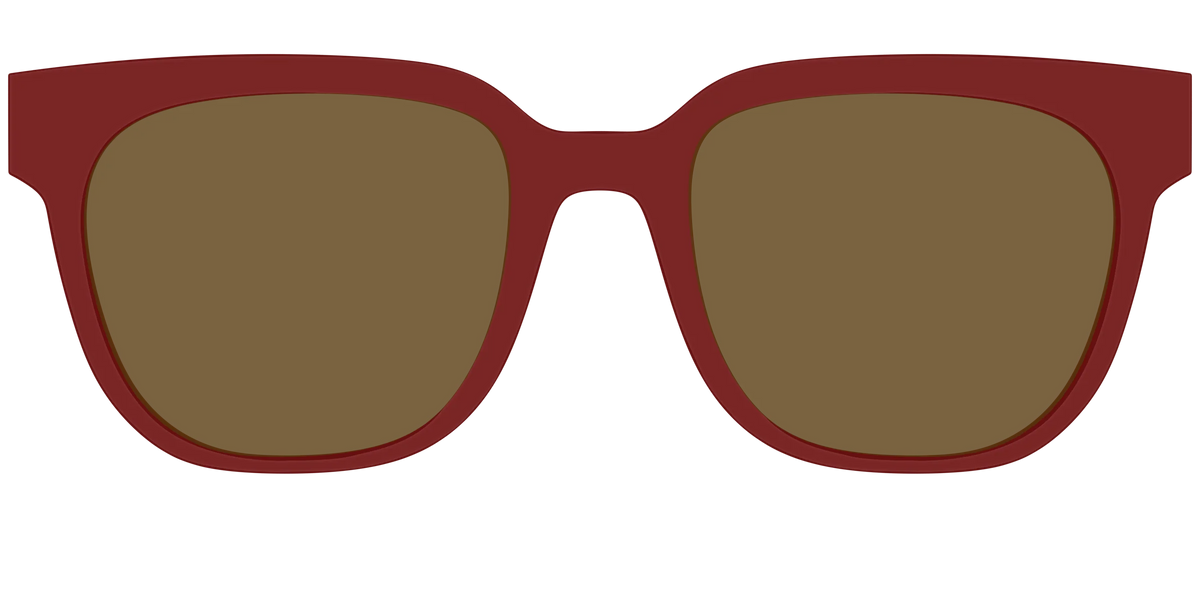 The Polarized Burgundy Sun Top
