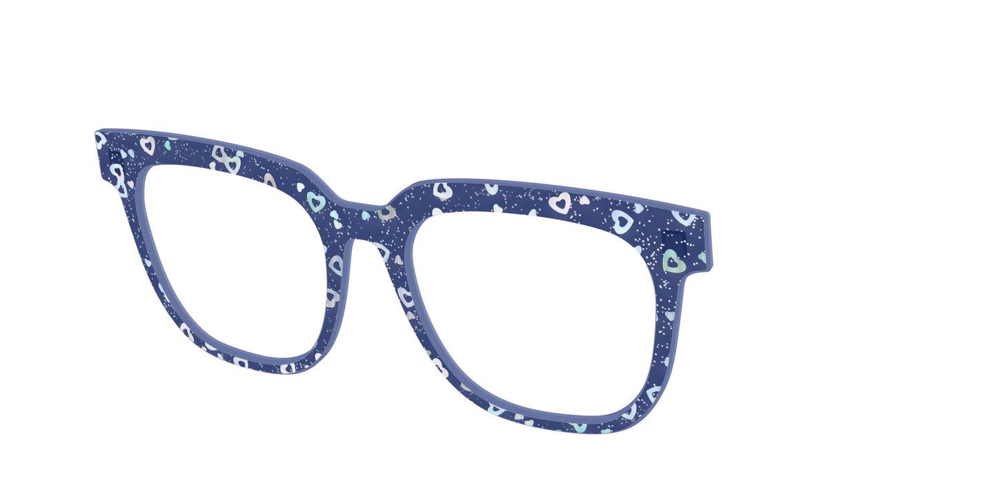 The Denim Heart Glitter Crystal