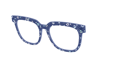 The Denim Heart Glitter Crystal