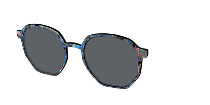 The Polarized Midnight Abalone Sun Top