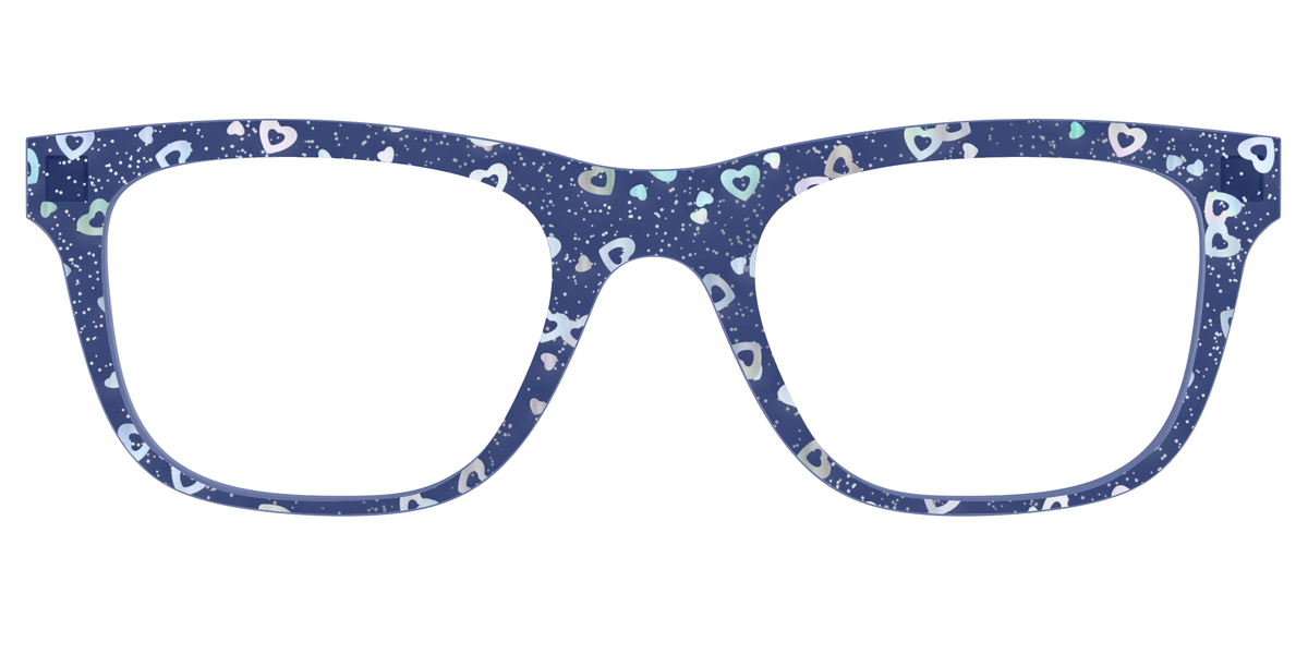 The Denim Heart Glitter Crystal