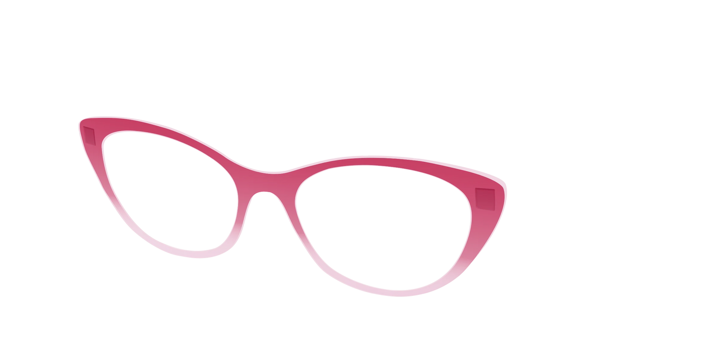 The Flamingo to Blush Gradient Crystal