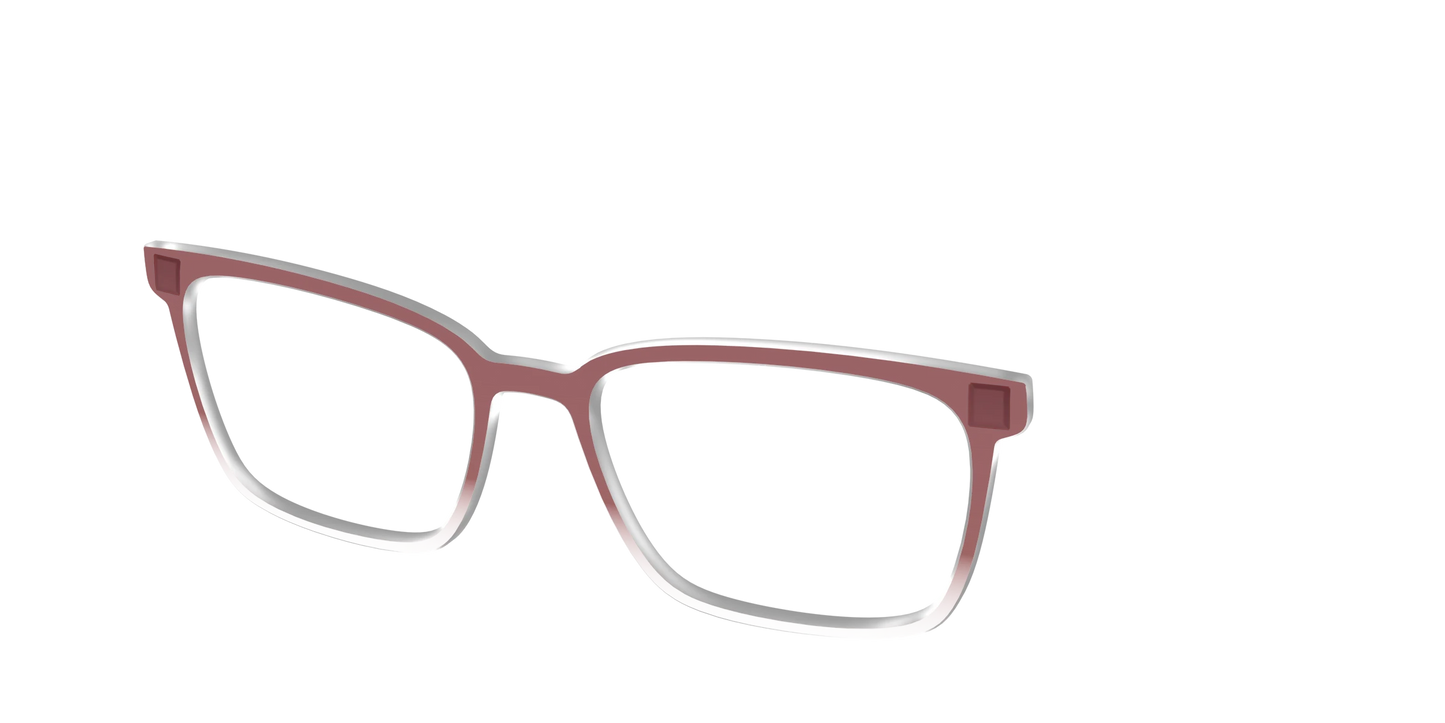 The Burgundy Gradient Crystal