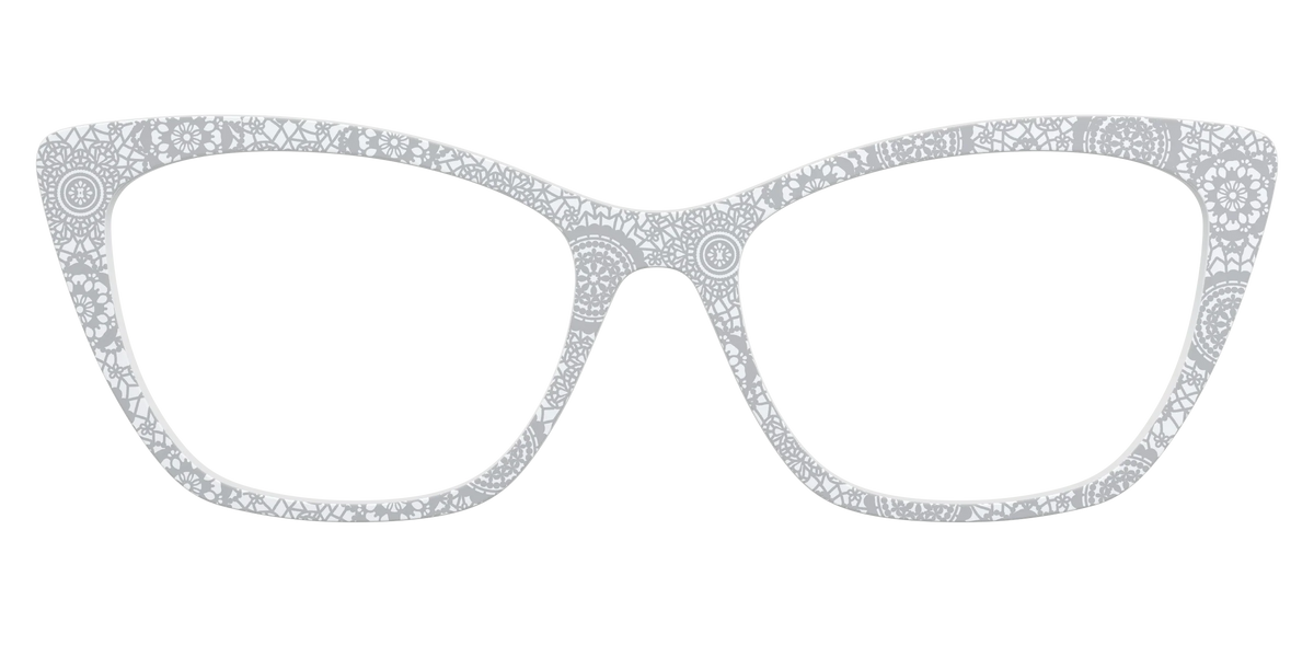 The Pale Gray Medallion Lace