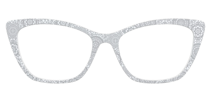 The Pale Gray Medallion Lace